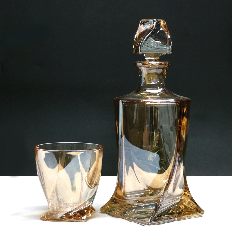 lead-freecrystal whiskeyliquorglass decanter水晶玻璃杯无铅威士忌醒酒器烈酒杯详情6