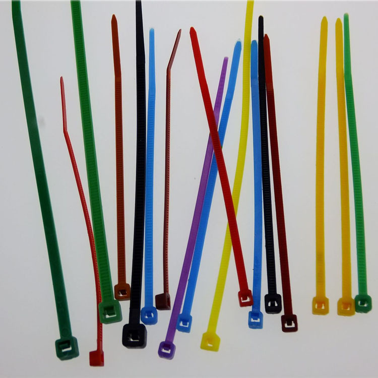 尼龙扎带 黑白 彩色束线带 自锁式扎线带 塑料捆扎带 规格齐全