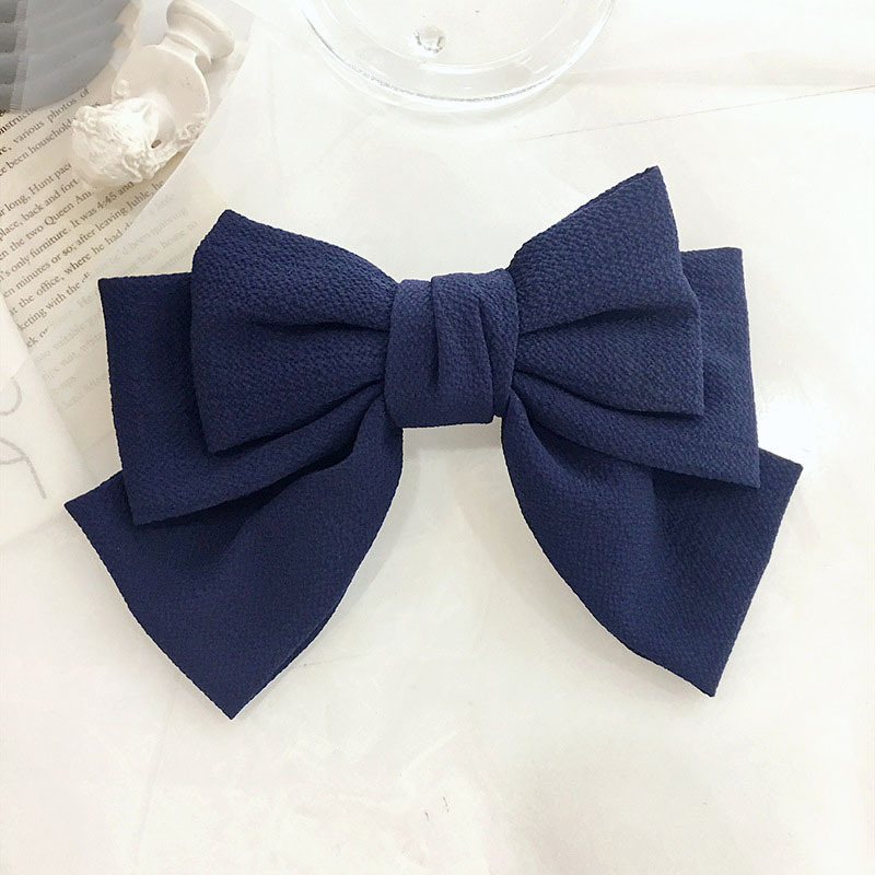 Korean New Fabric Bow Hairpin display picture 6