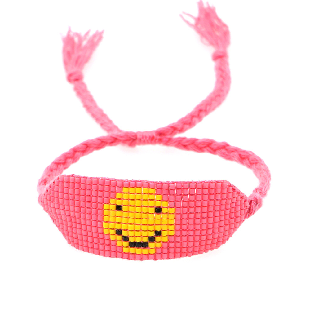 Kreatives Einfaches Böhmisches Perlen-smiley-armband display picture 9