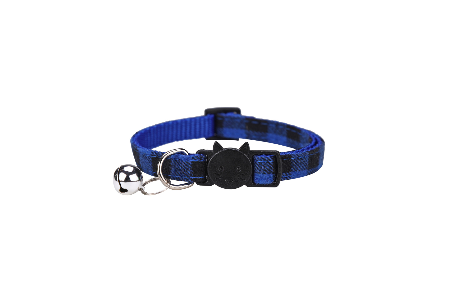 Gran Bretaña cuadrícula mascota gato perro collar colorido cuadrícula gato con productos para mascotas fabricantes de collar de campana caliente