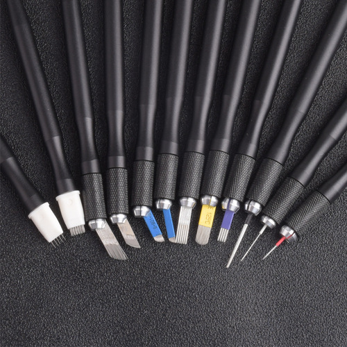 Factory direct sales semi-permanent tattoo handmade pen eyebrow fogging pen high-end multi-functional embroidery pen tattoo tools