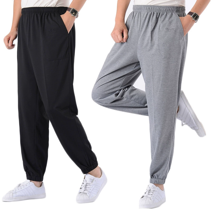 Оптовая Продажа с фабрики спортивные брюки мужские леггинсы Свободные повседневные брюки весна-осень закрывающие брюки Tide брендовые леггинсы для бега мужские