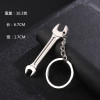 Small wrench, golden metal keychain suitable for men and women, pendant, tools set, Birthday gift