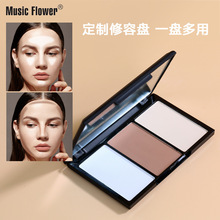 Music Flower音乐花三色修容粉高光阴影鼻影修颜粉饼卧蚕M1059