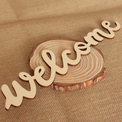 New Style Wooden Creative Letter Sign for Coffee, Milk Tea, and Cake Shop Welcome Sign Decor for Home