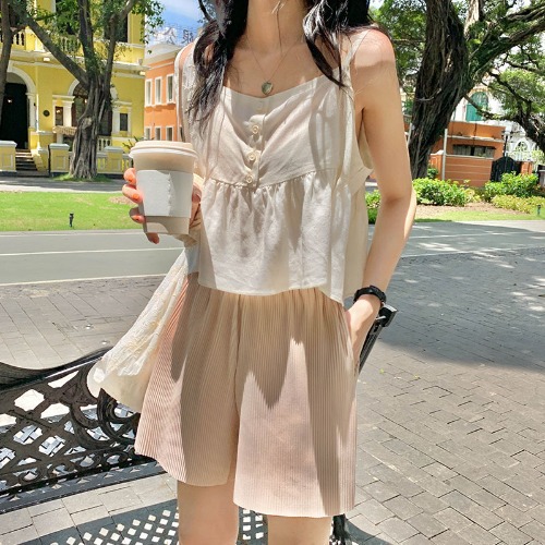 Pantalon léger femme en coton - Ref 3430283 Image 8