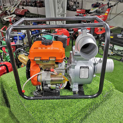 农用浇地汽油抽水机消防工程灌溉应急抽水泵城市防汛排涝泵|ru