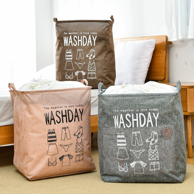 巨无霸棉麻收纳袋 衣柜整理袋 衣物收纳箱搬家收纳包收纳袋收纳筐|ru