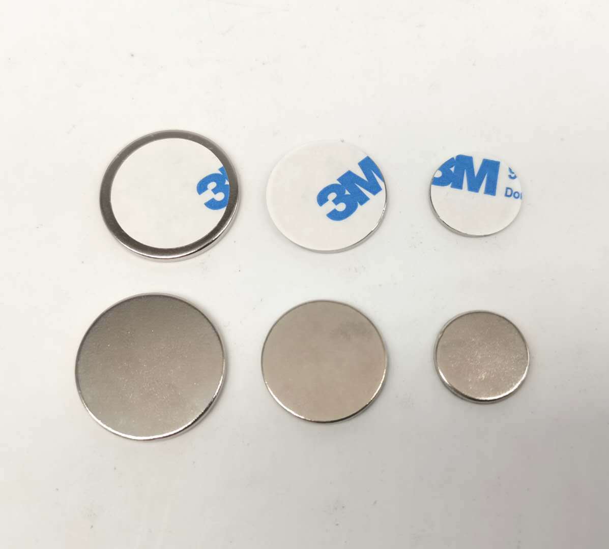 钕铁硼背胶磁铁 背3M胶强力磁铁 圆形背双面胶强磁铁-阿里巴巴