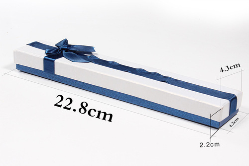 Simple and elegant gift bow square ring bracelet necklace box Korean jewelry box wholesale
