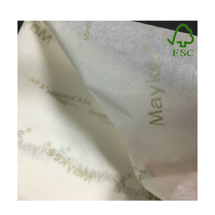 厂家、 35克半透明蜡光纸 双面油光纸 防潮纸LOGO印刷