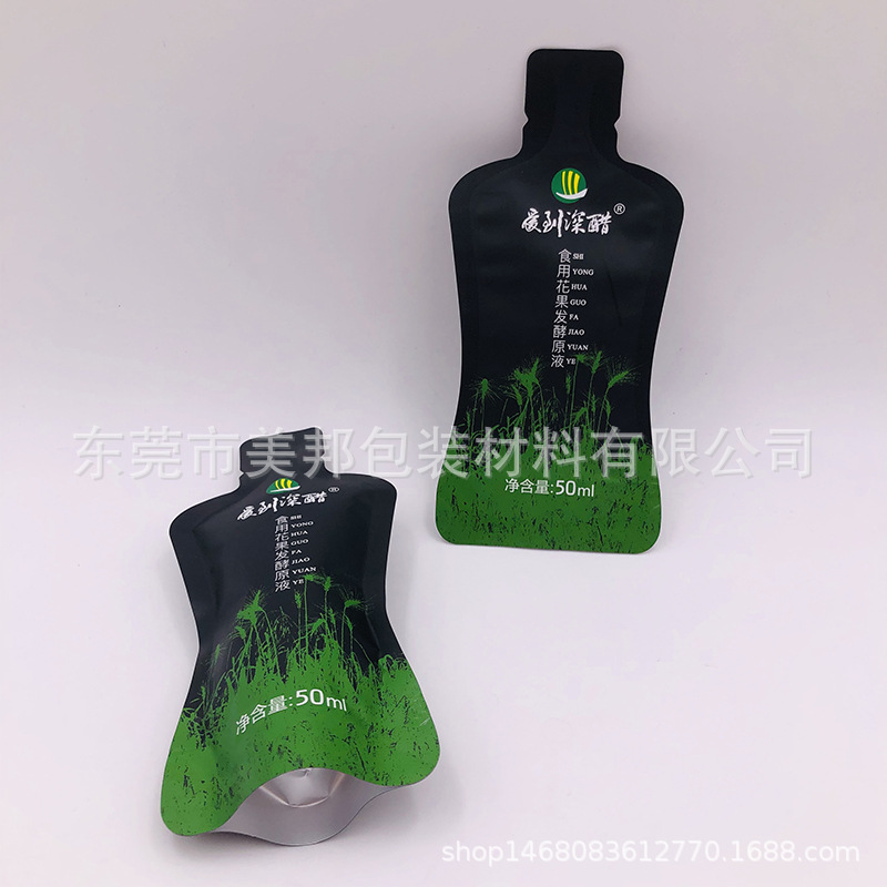食用花果发酵原液异形袋50ml 诺丽果酵素袋 果冻清肠益生菌铝箔袋