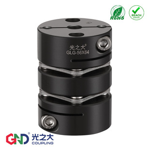 光之大传动45#钢双膜片联轴器步进伺服电机联轴器GLG系列联轴器-阿里巴巴