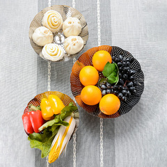 Stainless steel steaming plate, three-legged kitchen steamer, multifunctional folding steaming plate, steaming rack, stewing rack, direct sale from street stall