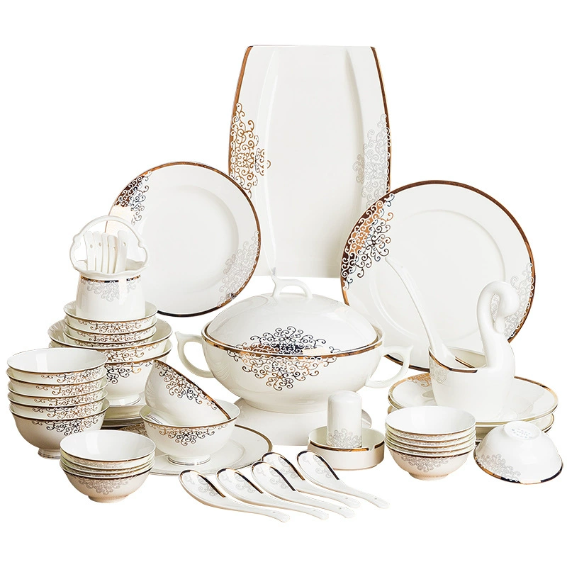 Посуда, керамический набор, европейский стиль, подарок на день рождения