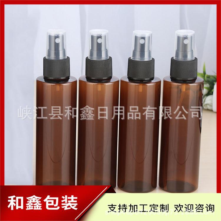 200ml平肩棕色喷雾瓶香水喷瓶按压喷雾瓶200ml药液按压喷雾瓶