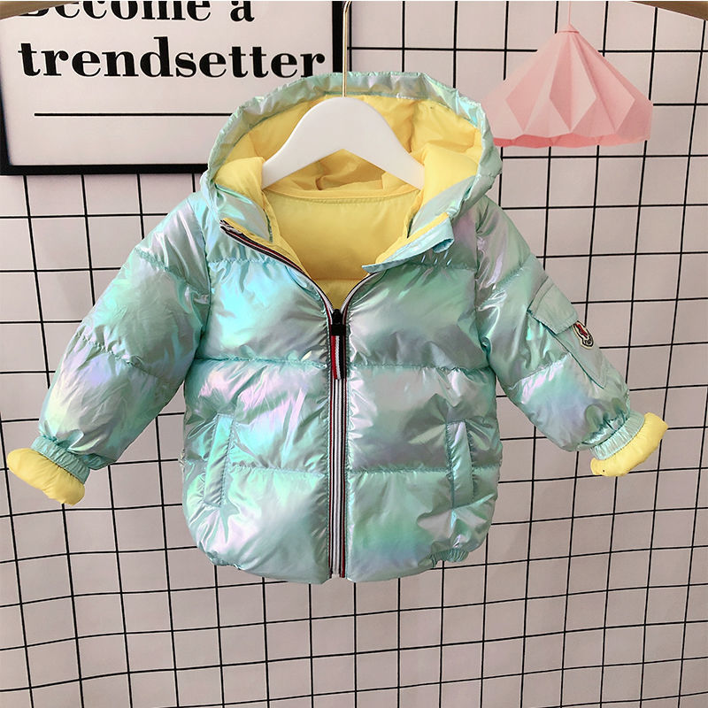 2020新款 秋冬韓版童裝棉服外套男女兒童中小童太空服批發小銀人