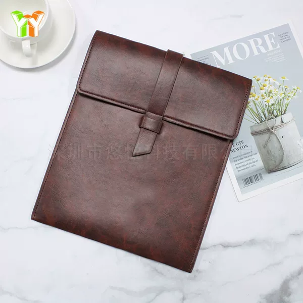 Factory Direct PU leather laptop bag laptop liner bag drawstring ipad computer clutch can be customized