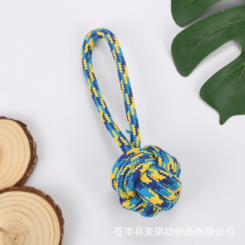 Wholesale Simple Molar Bite Resistant Cotton Rope Pet Toy Ball Nihaojewelry display picture 8