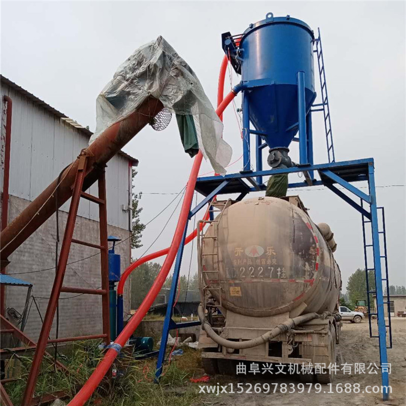 泰州集装箱水泥粉气力输送机粉煤灰清库装车机厂家白灰石粉吸送机