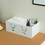 简约纸巾盒桌面收纳盒客厅茶几抽纸盒创意餐桌办公桌抽纸北欧