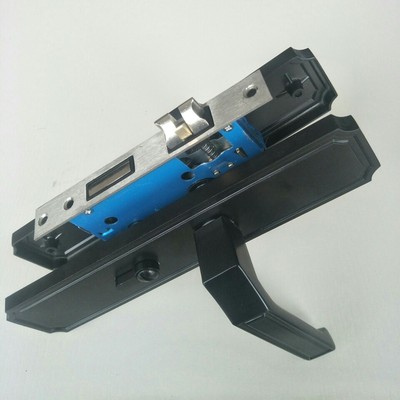 領軍門鎖室內臥室房門鎖中式黑色衛生間實木門把手家用靜音門鎖具