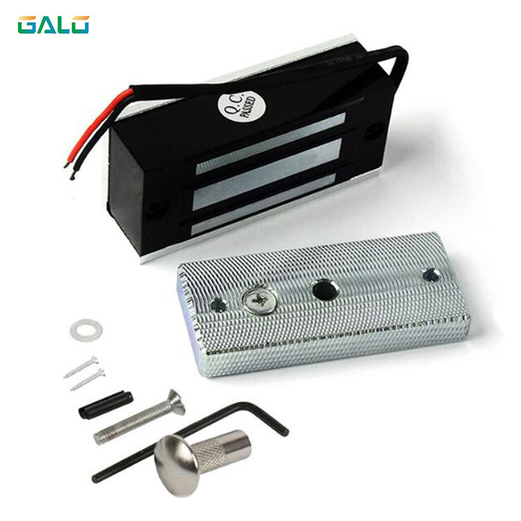 GALO 门禁系统60kg磁力锁 明装安装双门磁力电锁