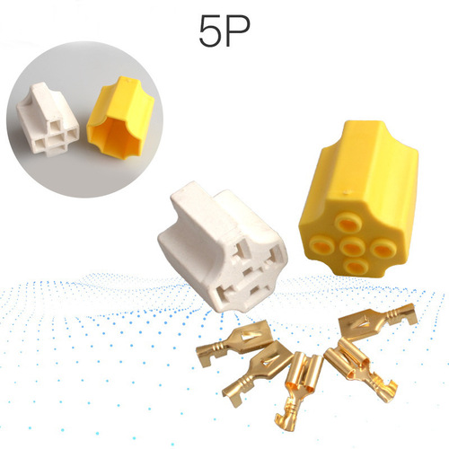 Car headlight socket modified connector base ceramic socket H1 H4 H7 H11 9005 9006