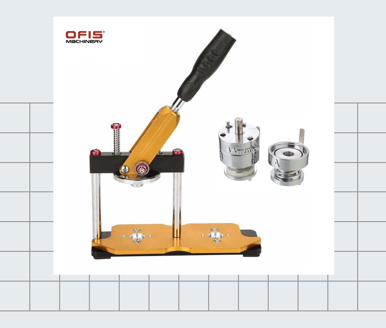 马口铁胸章机徽章制作机器金属胸章机旋转式手动胸章机详情图4