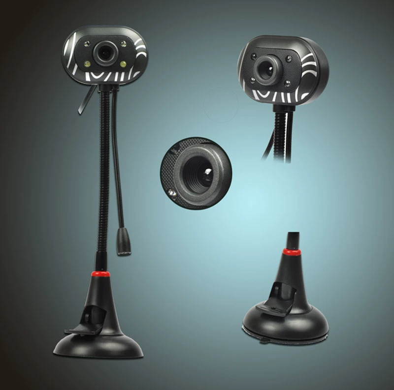 CCTV camera, laptop