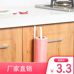 Kitchen punch-free paper roll holder, paper towel holder, cabinet paper napkin rack, hanging rack, plastic wrap storage rack