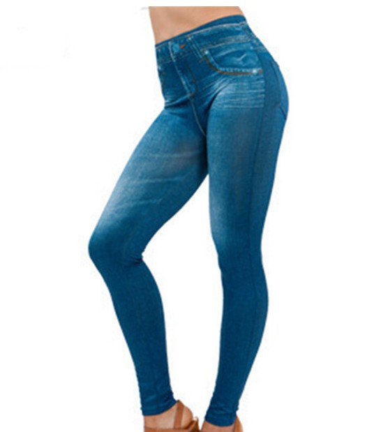 Femmes Rue Mode Couleur Unie Longueur De La Cheville Impression Leggings display picture 7