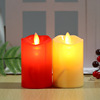 Supplying new pattern Smooth Oblique Electronics candle LED swing simulation Plastic candle Red and white Ivory