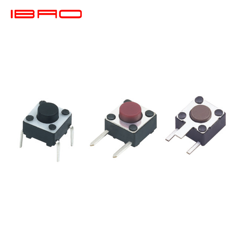 IBAO 亿宝轻触开关6x6系列TVD/THD 其他端子类轻触开关6.0*6.0mm