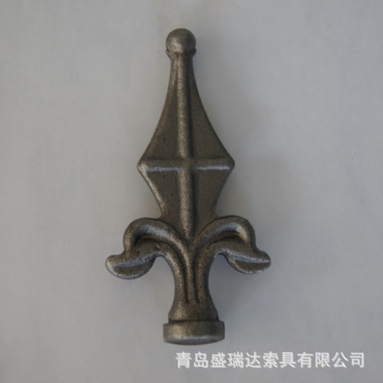 供应园艺护栏矛头定制加工样式多样锻造枪头，矛尖(图）欧式简约