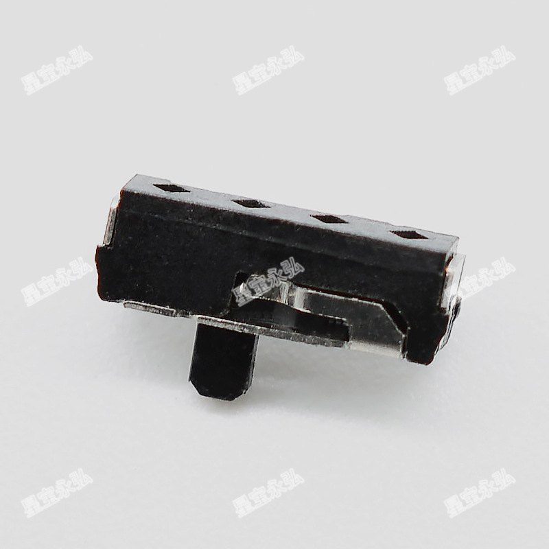 厂家直销三脚侧插贴片拨动开关  卧式拨动开关MSK-1148|ms