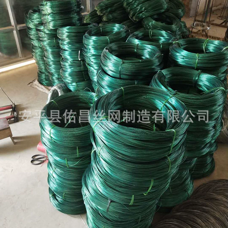 Plastic iron wire PVC gardening bag plastic galvanized silk gardening shape bundle silk coating plastic wire