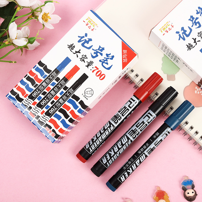 厂家批发澳娃记号笔 仓库物流快递签字笔油性大头笔 耐用黑色特价