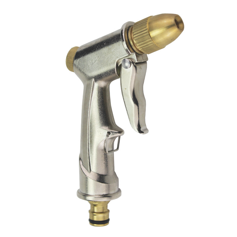High-pressure Car Washing Water Gun,Flower Watering Artifact,Household Garden Brush,Car Flushing Water Gun,Adjustable Alloy Nozzle
