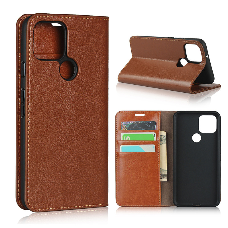 Applicable to Google Pixel 5 phone case Pixel 4a 5G Google Crazy Horse pattern leather wallet leather case Wholesale Applicable to Google Pixel 5 phone case Pixel 4a 5G Google Crazy Horse pattern leather wallet leather case Wholesale