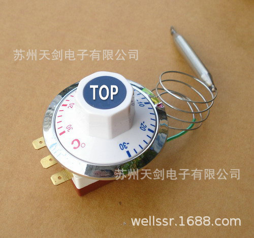 超温保护德国TOP拓普液涨式温控器可调式温度开关IS325SB/RC