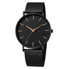 Fashionable ultra thin quartz watch English style, simple and elegant design