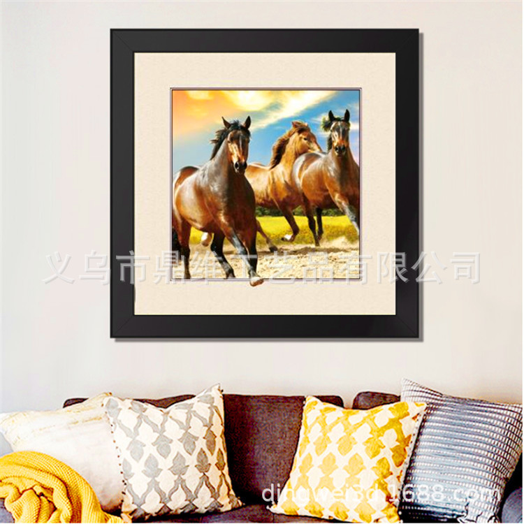 高清PET 3D 5D立体画批发 三维立体画现货 批发定制 魔幻水晶画