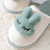 Winter cartoon rabbit, slippers, keep warm footwear platform indoor for beloved, 2022, wholesale