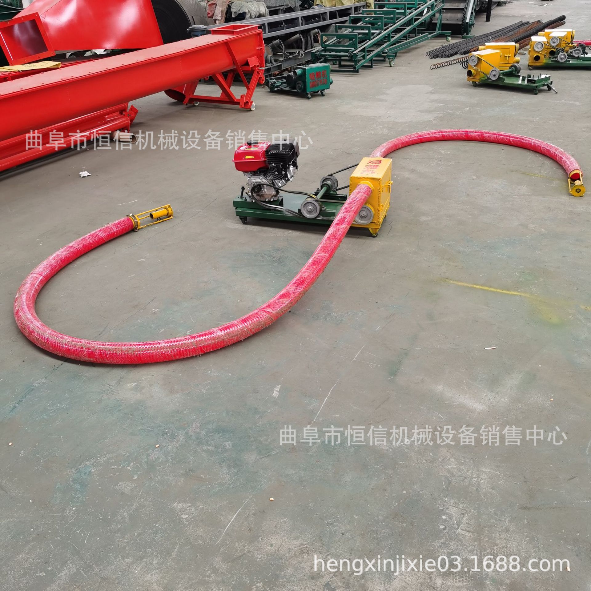 6-10m长牛津软管散粮装车车载吸粮机 高效率豌豆绿豆民用输送机