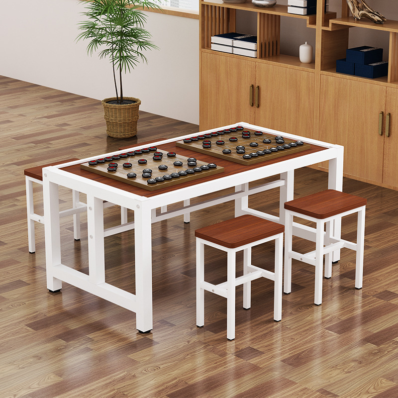 China Go Chess Counseling Class Table Table Training Book Chess Painting Desk Student Art Multi-use Desk Chairs