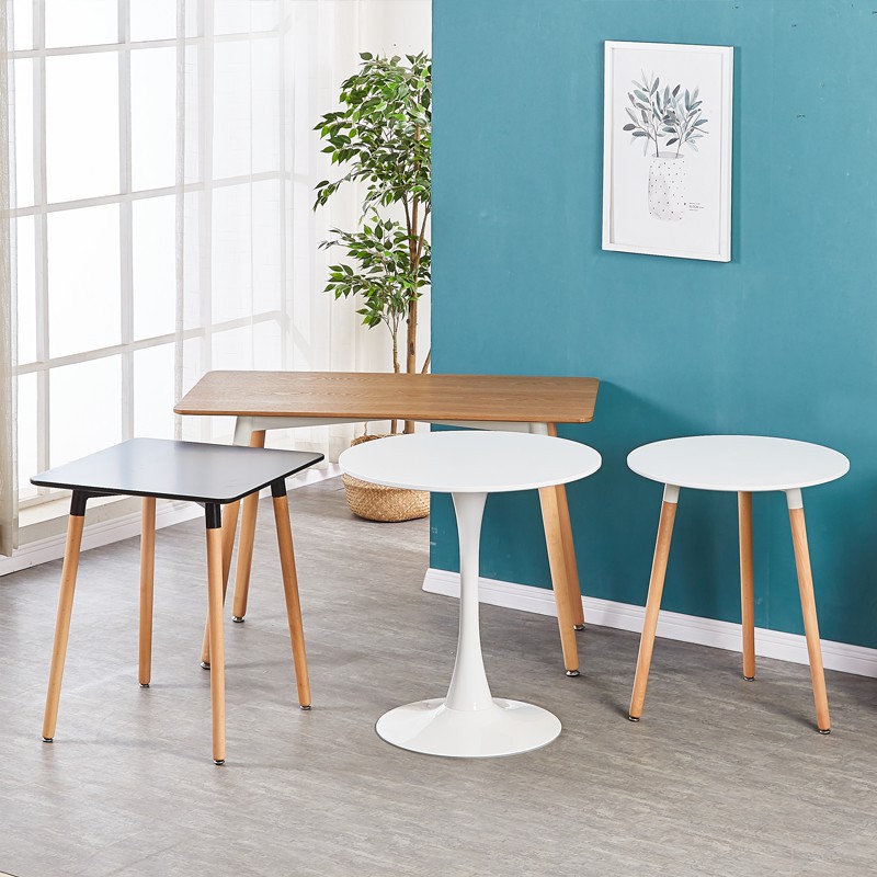 Imes table Nordic modern solid wood casual dining table milk tea shop table and chair negotiated tables and chairs simple dining tables and chairs