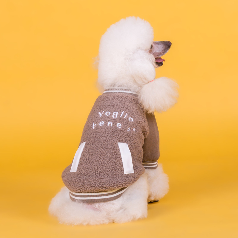 Pet clothes autumn winter cross-border generation new cashmere cotton coat Teddy dog coat clothing manufacturers direct supply