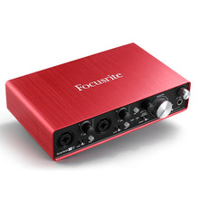 福克斯特Focusrite solo 2i2 4i4 三代专业录音声卡套装配音设备